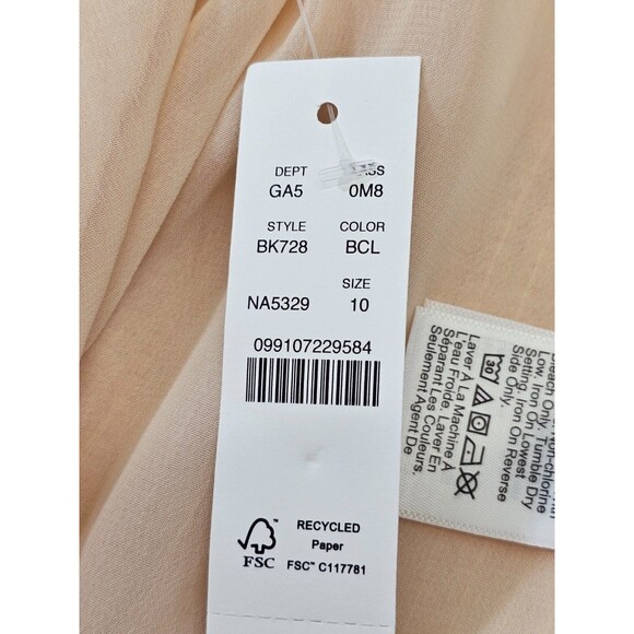 J.CREW COLLECTION Women's 10 Sequin Mini Skirt Pale‎ Pink A-Line Pencil NEW - Picture 8 of 9